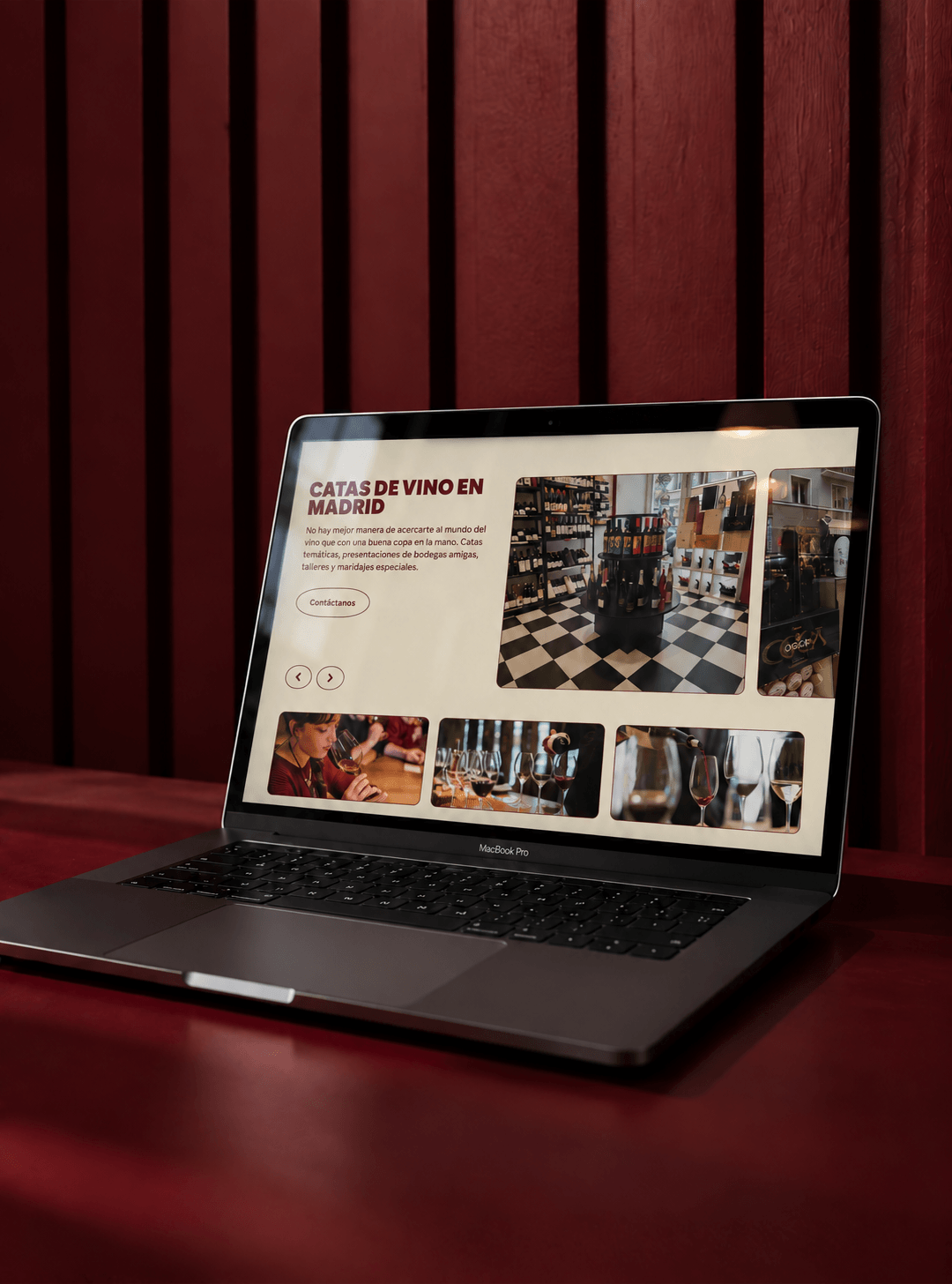 Espacio físico de la enoteca La boXdeguita